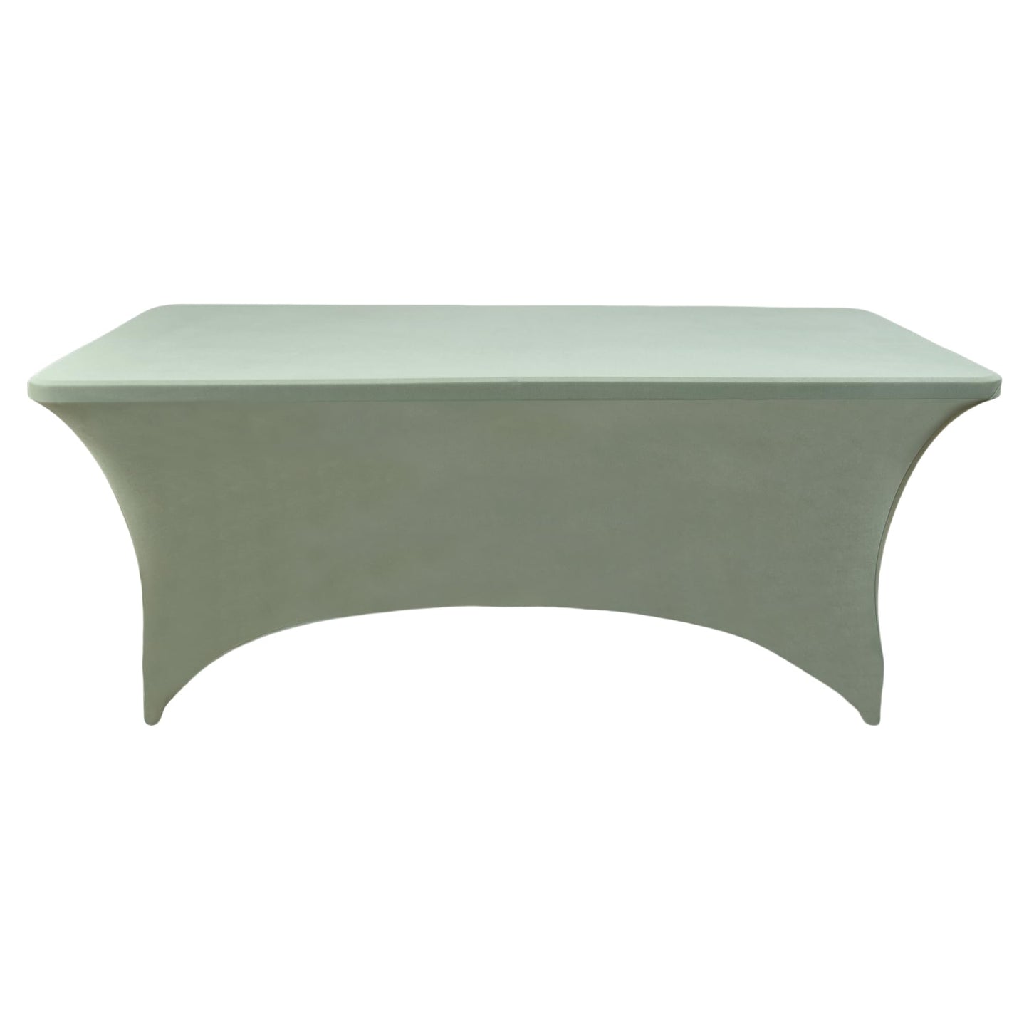 ZarzaaSik 118 2-Pack 4ft Spandex Table Covers for Rectangular Folding Tables - Wrinkle Resistant Stretch Tight Table Cloths - Ultimate Fitted Table Protector for Parties, Banquet, and Wedding