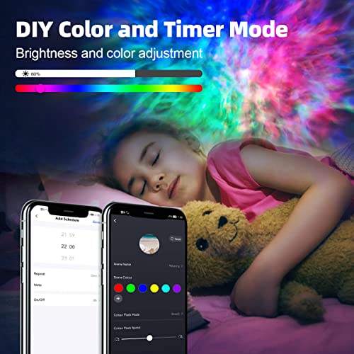 Galaxy Projector for Bedroom SK20-White | Star & Nebula Light with App Control