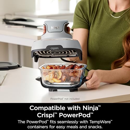 Ninja 6-Cup CleanCrisp Glass Food Storage Container with Leak-Proof Lid - Variation of THIS Listing