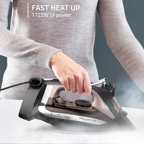 Rowenta AccessSteam Cordreel Steam Iron with Microsteam Diffusion, Anti-Drip, 1725W