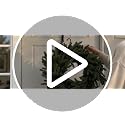 24-Inch KODOUQIN Artificial Christmas Cedar Wreath for Front Door Decor
