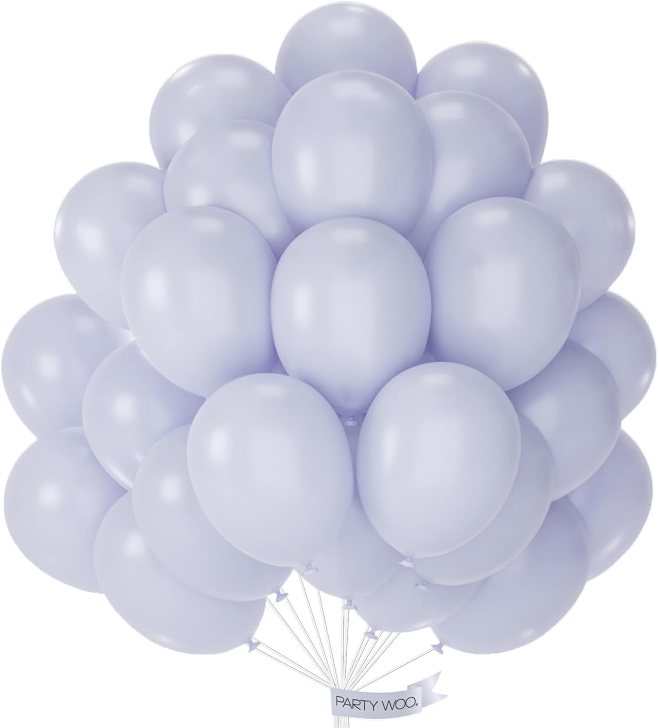 PartyWoo Dusty Blue Balloons - 50pcs 12 Inch Slate Blue Latex Helium Balloons for Events & Celebrations