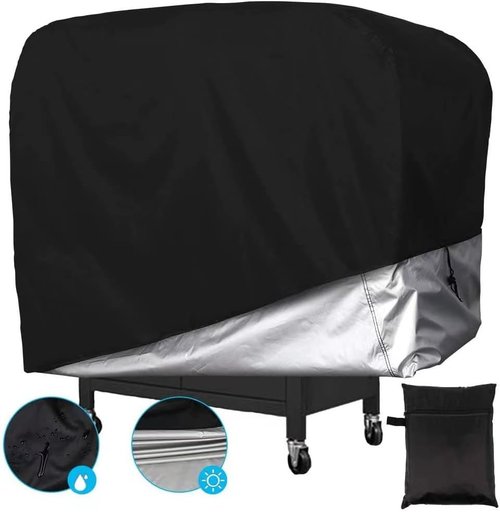 BBQ Grill Cover - Waterproof 32-36 Inch Gas Grill Cover with Adjustable Velcro Strap | Fits Weber, Char Broil, Nexgrill