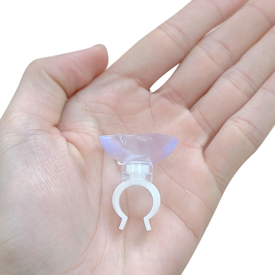 Uxcell Aquarium Suction Cup Clips - Airline Tube Holders for Fish Tanks | Clear 13mm, 6 Pcs