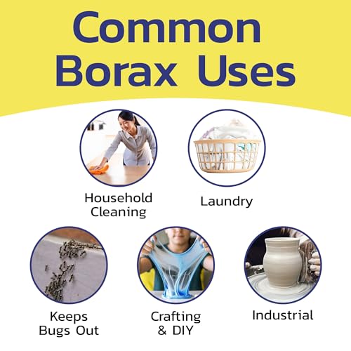 Pure Borax Multi-Purpose Cleaner 10 lbs - Eco-Friendly Household & Laundry Boost