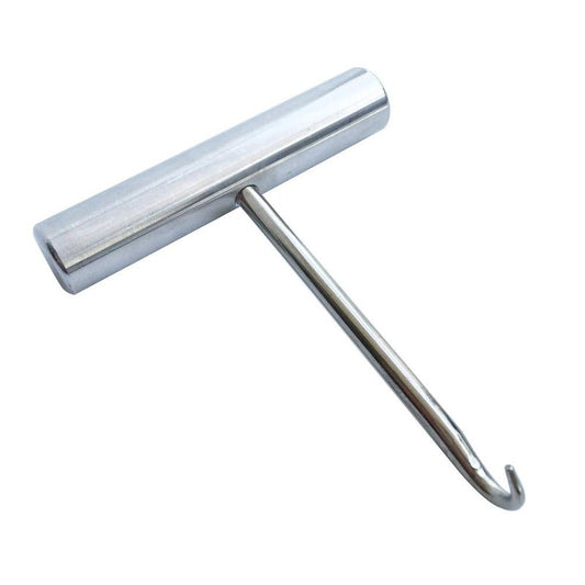 Mike Racquet String Pull Hook for Tennis Badminton String, Silver colour