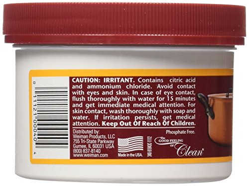 Copper and Brass Cleaner - Tarnish Remover for Metal Surfaces, Pack of 6