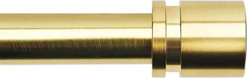 Byondeth Adjustable Curtain Rods - 16 to 60 Inches | 1-Inch Diameter with Elegant Gold Aluminium Finials