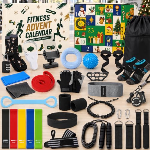 Fitness Advent Calendar 2026 - 24 Daily Workout Gear Surprises