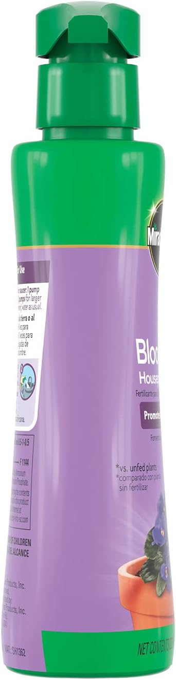 Miracle-Gro Blooming Houseplant Food - Nutrient-Rich Plant Fertilizer | 8 oz. (6-Pack)