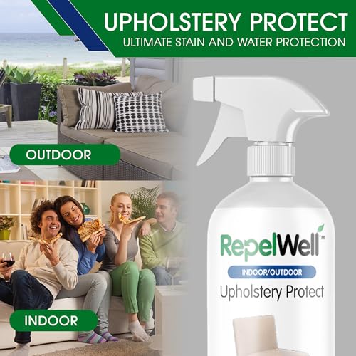 Non-Toxic Fabric Protector Spray for Upholstery & Furniture - 24 oz - Upholstery Protect Variation