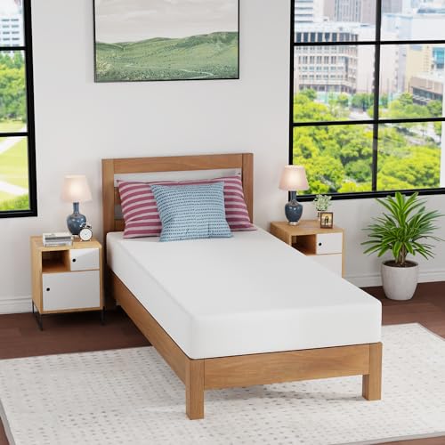 Twin XL Gel Memory Foam Mattress - Medium Firm, Ventilated Support