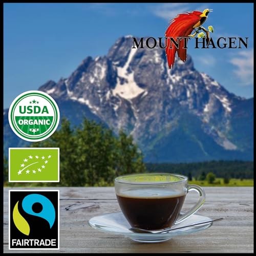 Mount Hagen Organic Decaffeinated Coffee, Freeze-Dried, Instant,