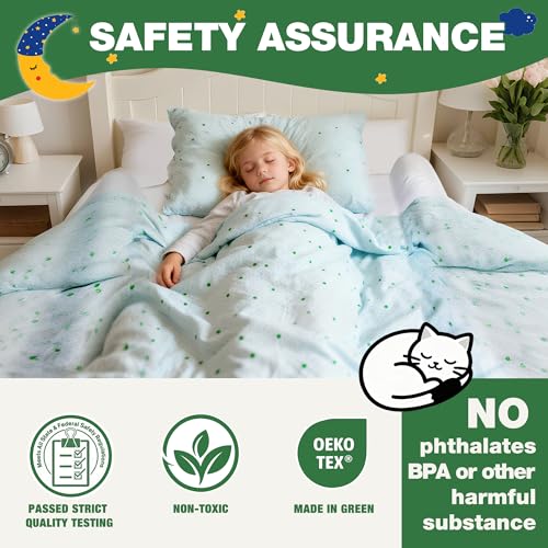 Baby Bed Bumpers for Toddlers - Basic 2 Pack, Soft Foam Bed Rails, Fits All Bed Sizes