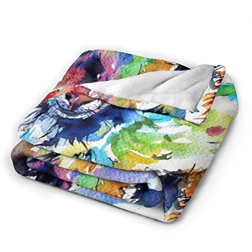 Goat Blanket Goat Gifts for Girls Boys Kids Cute Colorful Couch Sofa Throw Blanket Flannel Animals Birthday Gifts - 40''x50''