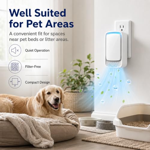 Lycxbfjia 2026 White Negative Ion Air Purifier Plug-In for Home, 6 Pack