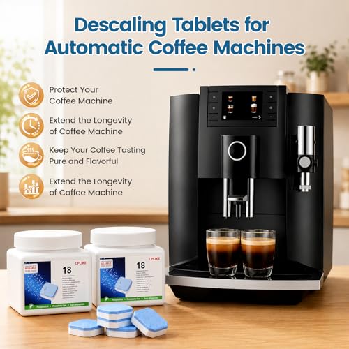 Coffee Machine Descaling Tablets for Jura Fully Automatic Coffee Makers