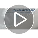 Slumberfy King Size Waterproof Cooling Mattress Protector - Hypoallergenic & Noiseless