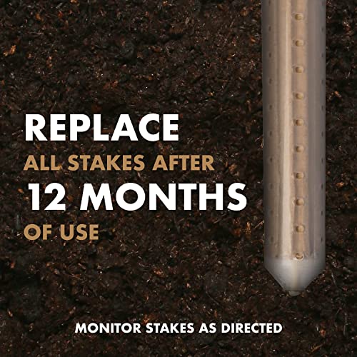 Spectracide Terminate Termite Detection & Killing Stakes 15 Pack - Ground Stakes with Indicator - Variation 1 Pack / Detection Stakes