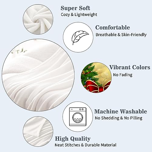 Neatee Living Christmas Baby Throw Blanket Small Christmas Tree Blanket Xmas Winter Blanket Lap Toddler Swaddle Crib Soft Lightweight Fuzzy Plush Fleece Blankets and Throws 30x40