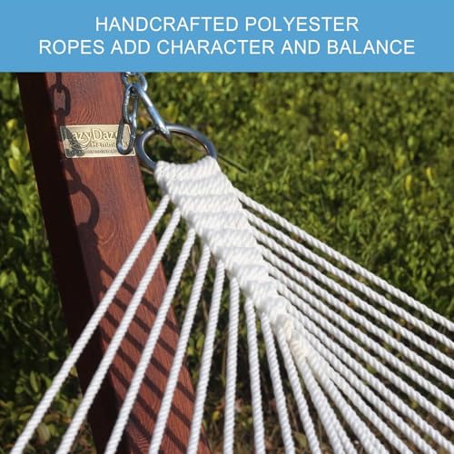Lazy Daze Double Quilted Hammock with Pillow for Outdoor Use - Fits 13-15 Ft Stand