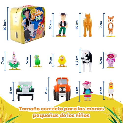 Farm of Zenon Action Figurine Set - 12 Characters + Gold Storage Tin