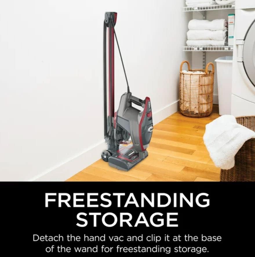 SHARK HV370 Rocket Pro Corded Stick Vacuum - Powerful Suction, Comet Red | Renewed Condition
