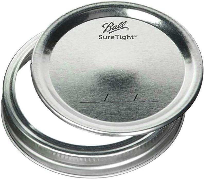 Ball Regular Mouth Glass Mason Jars with Lids and Bands, Used for