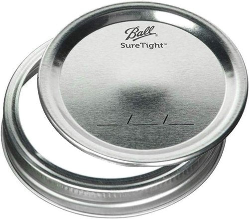 Ball Wide Mouth Glass Mason Jars with Lids and Bands, Used for Canning, Pickling, Juice, Jam, Jelly, Quart Size 32 Ounce (Pack of 6)