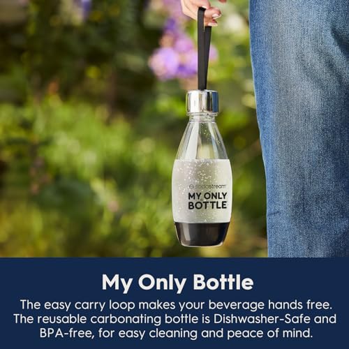 SodaStream ART Sparkling Water Maker Starter Kit Black - Includes CO2 Cylinder & Bottles