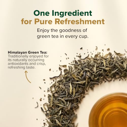 VAHDAM Himalayan Green Tea Loose Leaf 12oz - 170+ Cups, Long Leaf, Premium Himalayan Green Tea