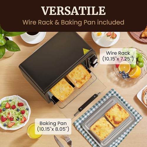 Elite Gourmet 9.5Qt Toaster Oven - 4-Slice Black New Version