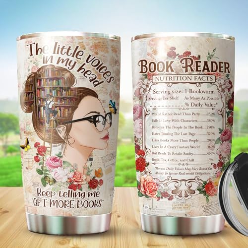 Book Lover Tumbler - Librarian Mug for Women - Book Tumbler 4