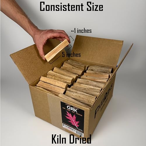 Kiln Dried Oak Pizza Oven Wood - Medium Box 14-16lbs for Ooni Gozney Solo Stove