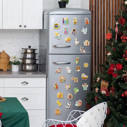 Copkim Christian Diamond Art Magnet Kit Jesus - 30 Refrigerator Magnets