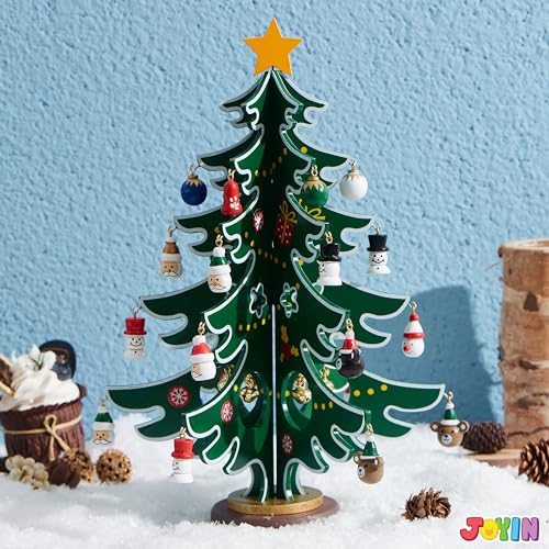 Joyin 24‑Day Christmas Advent Calendar with 24 Tree Ornaments for Kids & Classroom