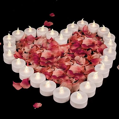 Flameless LED Tea Lights Candles 150 Pack Battery Operated Warm White