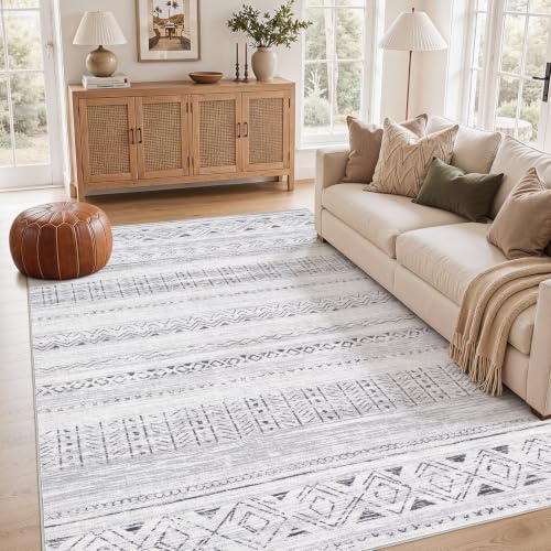 cotiled Washable Area Rugs Boho Living Room Rug Non Slip