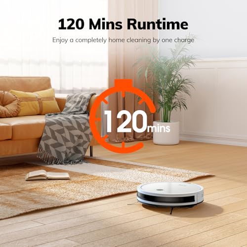 Medium ILIFE V2 Robot Vacuum Cleaner for Pet Hair & Hard Floors - Tangle-Free Suction