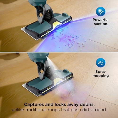 Shark VACMOP Reveal Cordless Spray Mop with 4 Pads - Green VM401