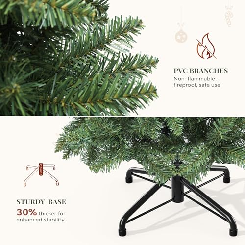 7.5FT Prelit Green Fraser Fir Pencil Christmas Tree with Remote - Slim Design