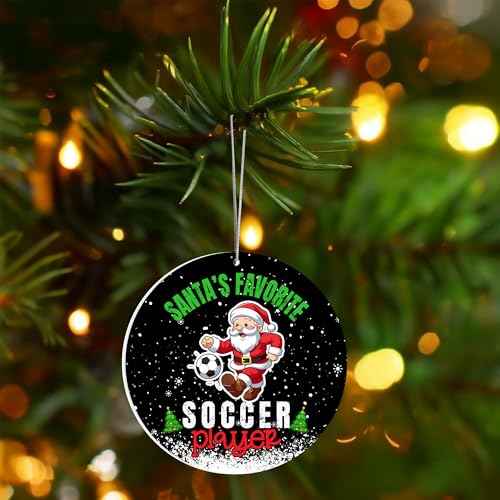 Soccer Ornament 2025, Soccer Ornaments for Christmas Tree, Soccer Ball Ornament, Soccer Christmas Ornaments for Boys and Girls, Soccer Gifts, Soccer Gifts for Boys 8-12