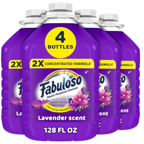 Multi-Purpose Floor Cleaner with Lavender Scent - 128 fl oz, No Rinse, 2X Concentrated