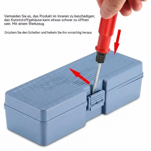 5-in-1 Refractometer for DEF Urea Concentration, Windshield Washer & PG/EG Antifreeze Freeze Point, Battery Specific Gravity - Refractometer for Coolant, Antifreeze, and Diesel Fluid