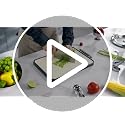 SNOWCLAD Stainless Steel Cutting Board Set - Large 16x11 Inch Non-Toxic Kitchen Chopping Board
