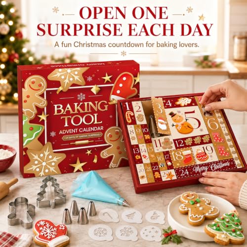 24-Day Baking Tool Advent Calendar for Women Teens – Larchio