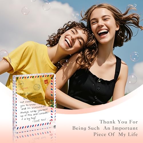 Poitvd Acr-sister Sister Gifts Acrylic Block Engraved Keepsake from Sister, Mother's Day & Christmas Gift (3.9 x 3.2 inches)