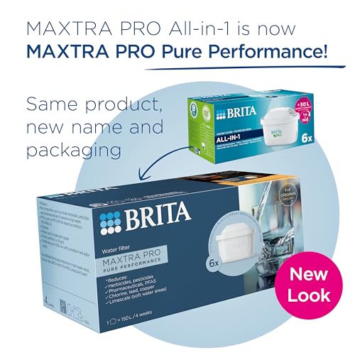 Pure Performance Water Filter Cartridges Pack 6 - Reduces Impurities & Limescale