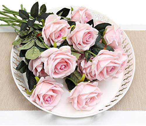 Real Touch Mini PU Tulips Bouquet - Premium Artificial Flowers for Wedding, Home & Event Decor (Set of 30, Cream White)