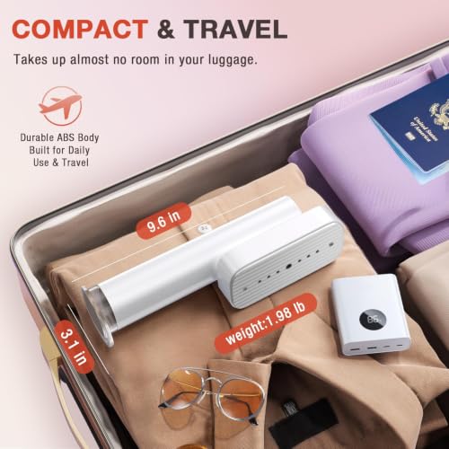 Nesmar G5 Pro Travel Clothes Steamer White 110-240V Portable Handheld Iron